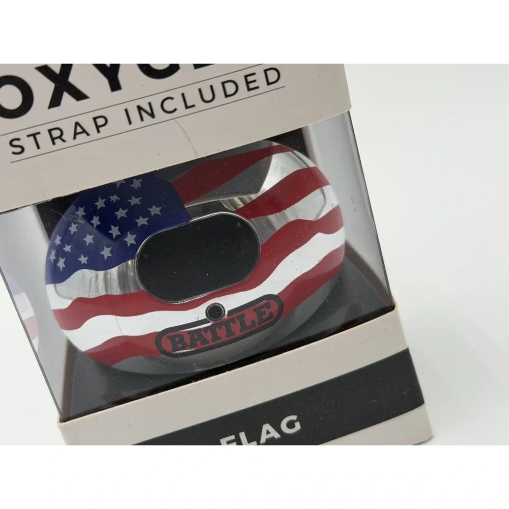 Battle Sports Oxygen‎ Lip Shield Mouthguard Football Mouth Guard American Flag